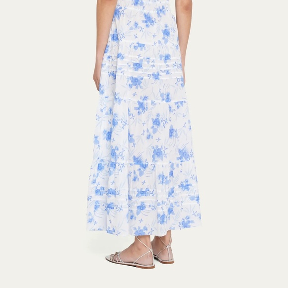 LOVESHACKFANCY Magdaline Puff-Sleeve Cotton Maxi Dress - Picture 4 of 6